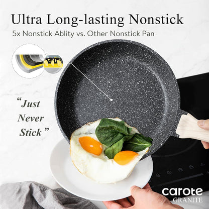 CAROTE Graniston Bratpfanne 20,3 cm Antihaft Induktion