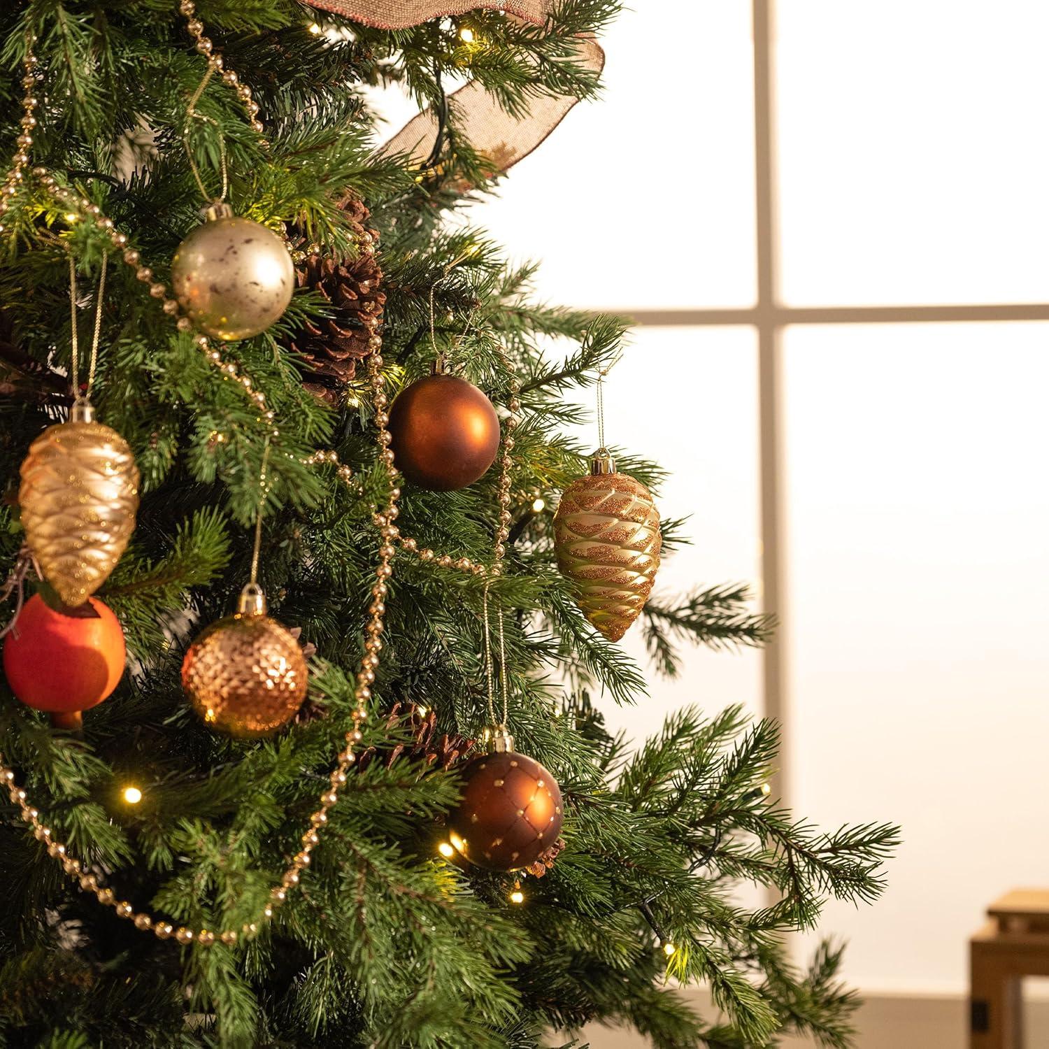 Weihnachtskugeln Set 100 TLG Kunststoff Christbaumschmuck