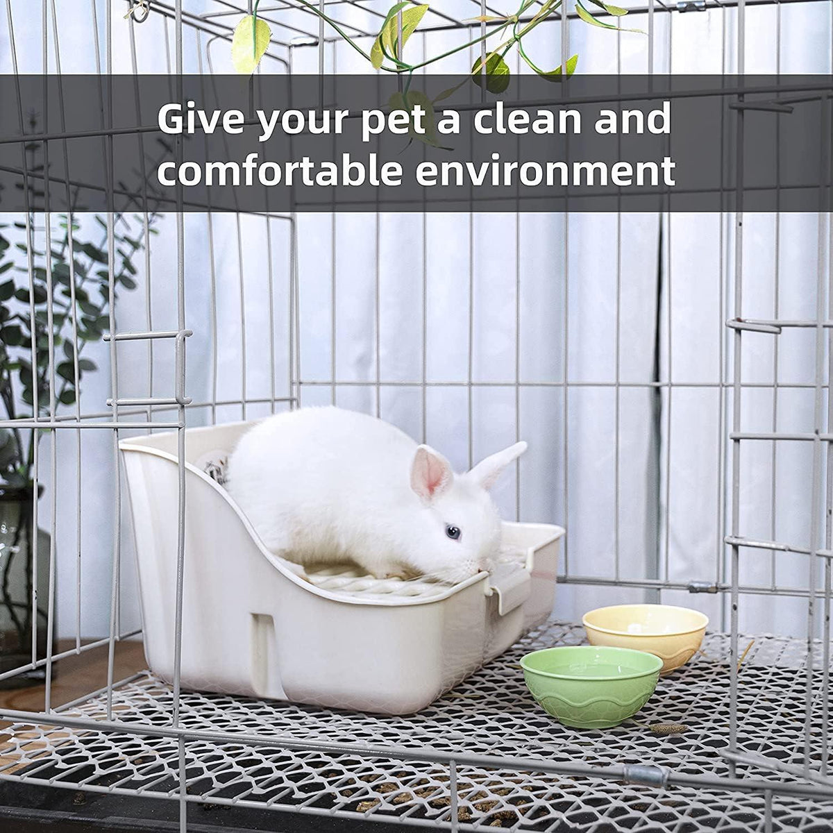 Kaninchenkäfig Katzentoilette Meerschweinchen Frettchen Chinchilla