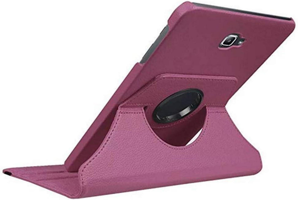 Schutzhülle Tab A6 10.1 360°Drehung Standfunktion Lila PU Leder Cover