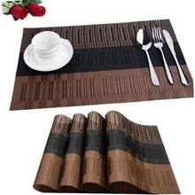 Fontic 6er Set Platzsets 30x45cm Rutschfest Abwaschbar PVC