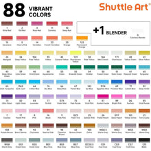Dual Tip Alkohol Marker Set, 88 lebendige