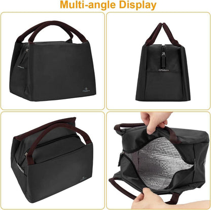 Lunchtasche Philorn Schwarz Wasserdicht Leicht Isoliertasche 7.6L
