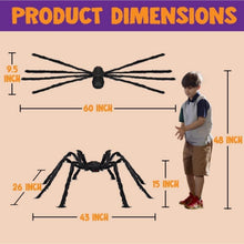 JOYIN 1.52 Meter Halloween Outdoor Haarige Spinne Dekoration