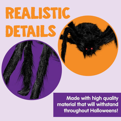 JOYIN 1.52 Meter Halloween Outdoor Haarige Spinne Dekoration