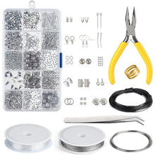 Schmuckherstellung Kit mit Zangen und Zubehör in Plastikbox