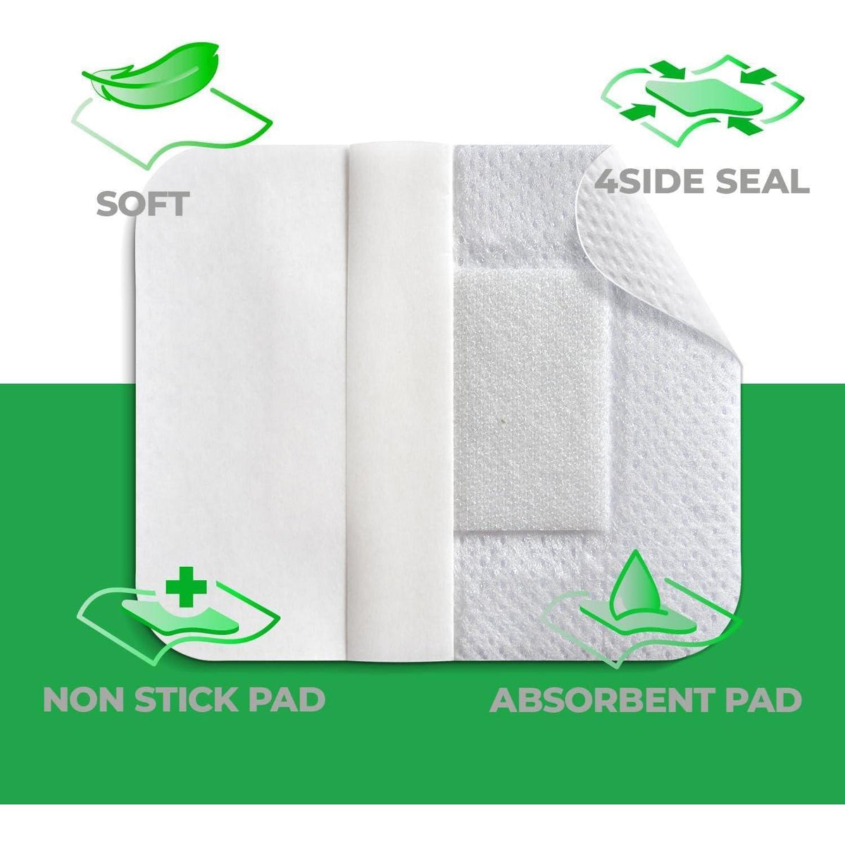 Sterile Wundpflaster 9x15 cm – Sensitiv & Stark Klebend