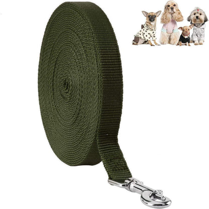 Schleppleine Nylon Hundeleine Robust Wetterfest D-Karabiner