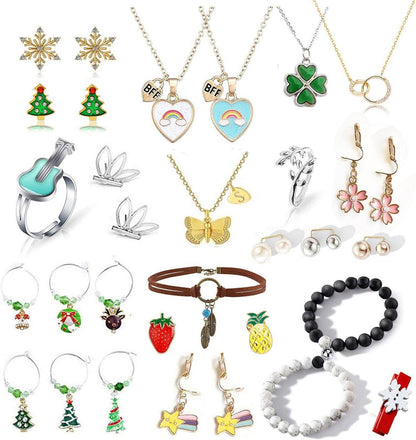 Adventskalender Schmuck 2024 Weihnachtskalender Damen 24