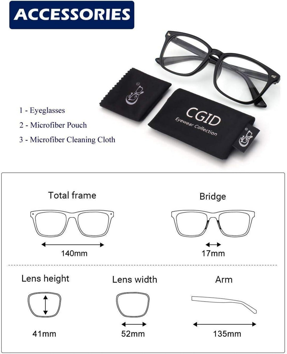 Damen Herren Oversized Nerdbrille Streberbrille Klarglas 80er Jahre