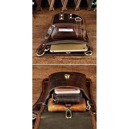 Echtes Leder Hüfttasche Herren – Gürteltasche für Alltag & Outdoor