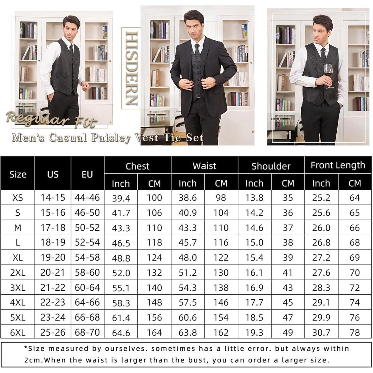 Herren Jacquard Weste Krawatte Einstecktuch Set Grau