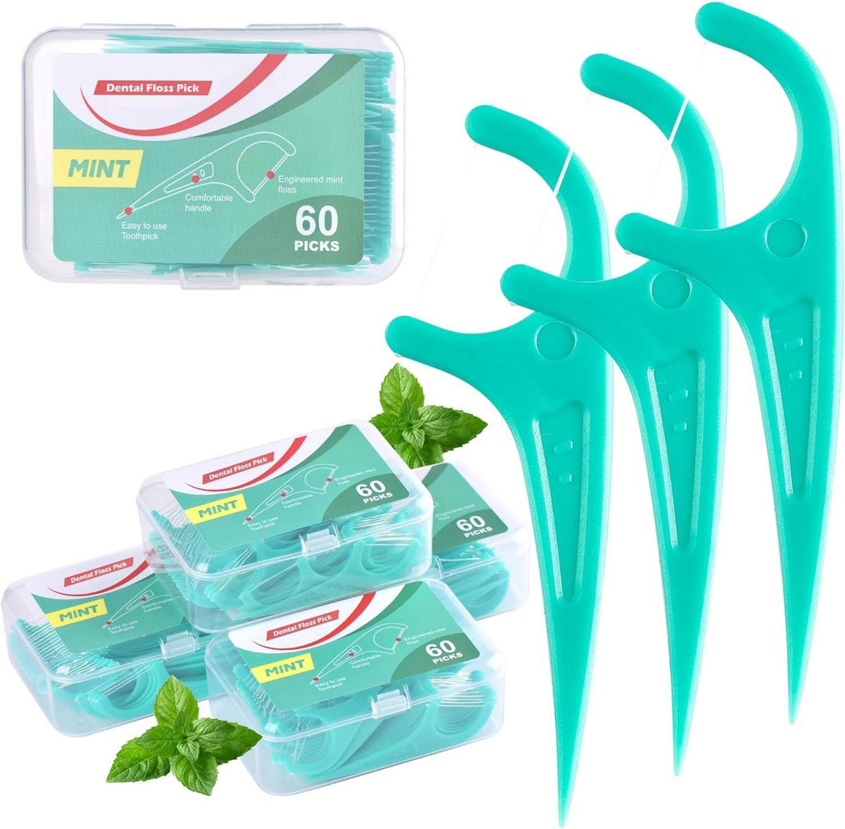 Zahnseide Sticks Minze Dental Floss Zahnreinigung Zwischenräume 300