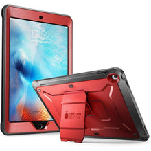 iPad 9.7 Hülle mit Displayschutz Rot Metallik