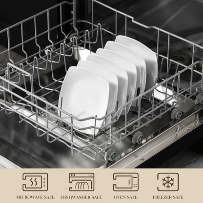 Porzellan Dessertteller Set 6er Serie Julia 16,7cm graziles
