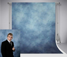 Fotografie Hintergrund Blau Mikrofaser 3x3m Porträt Baby Requisiten