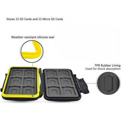 24-Slot Speicherkarten Tasche Wasserdicht für SDXC SDHC