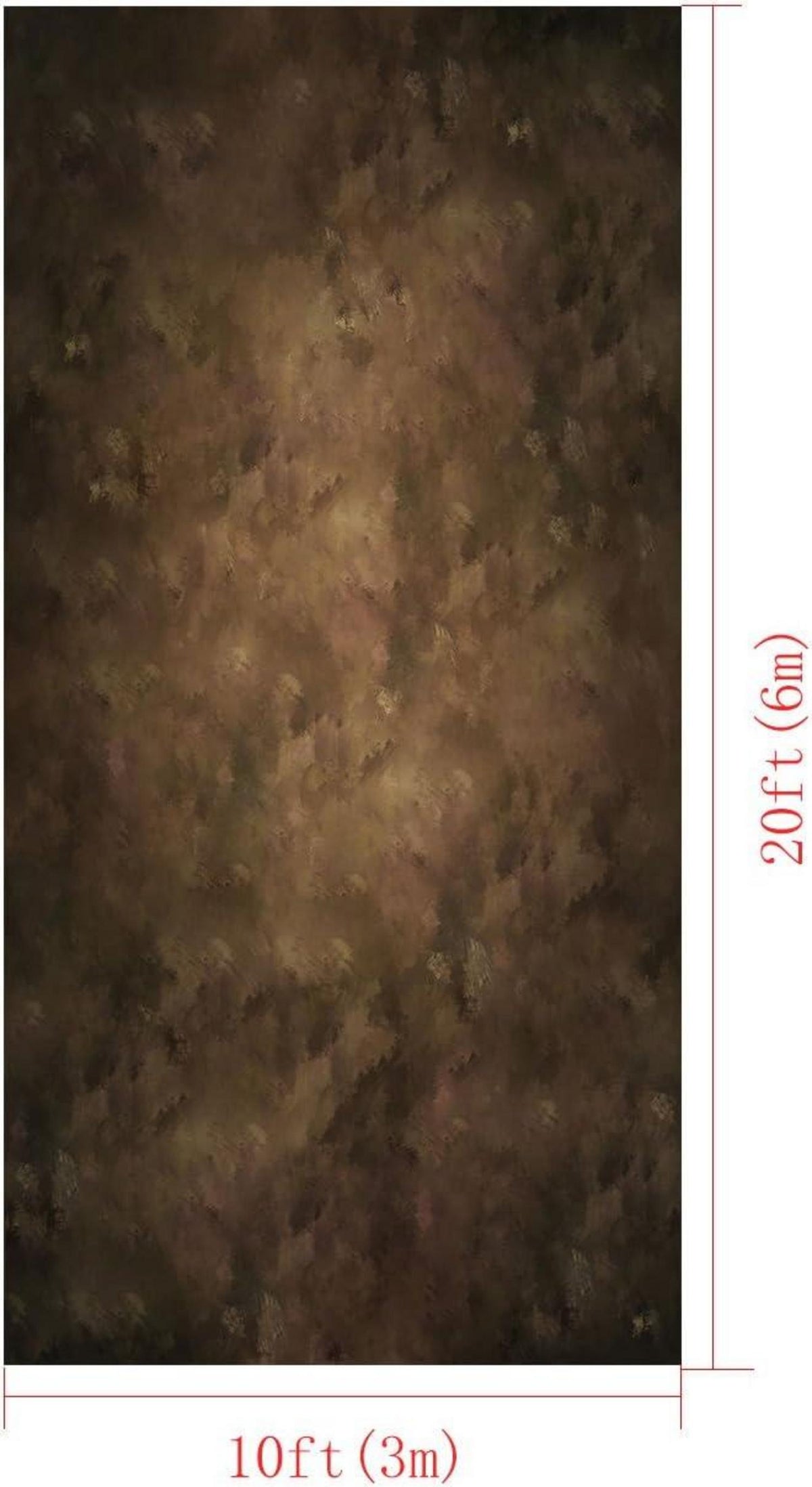 Kate Fotografie Hintergründe 3x6m Abstrakte Strukturierte Retro Brown