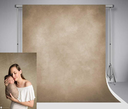 Fotohintergrund Mikrofaser 2x3m Hellbraun Portrait Produkt BabyWerbe