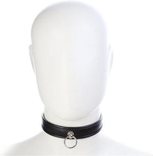 Halsband O-Ringe Fesseln Erotik Halsbänder Leder BDSM Bondage