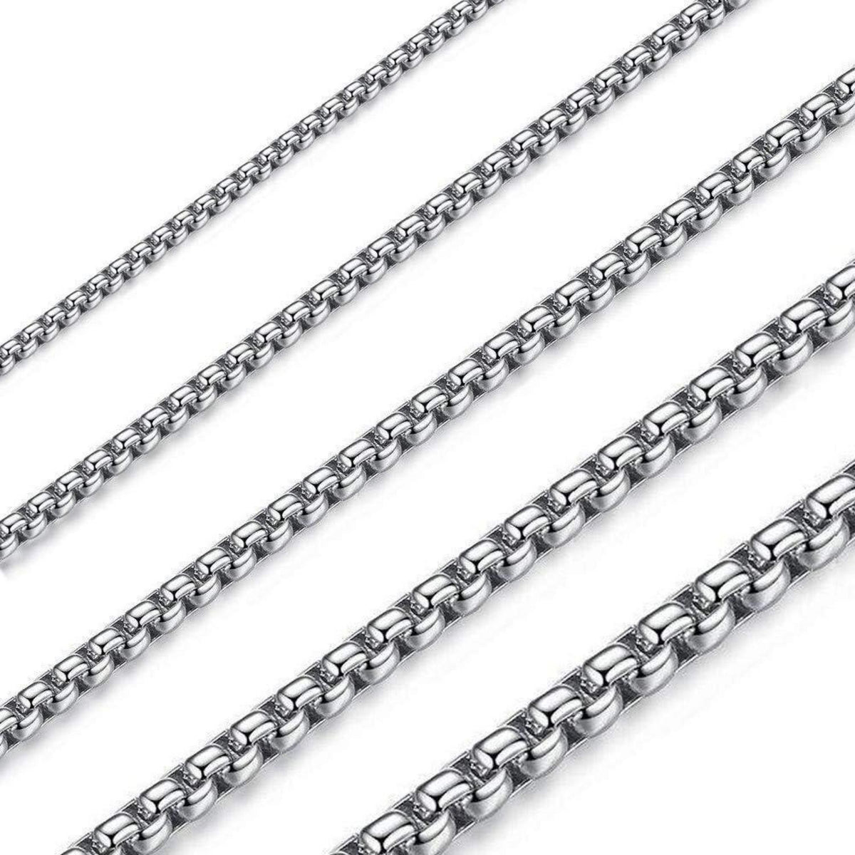 Edelstahl Seilkette 3mm 80cm für Damen und Herren