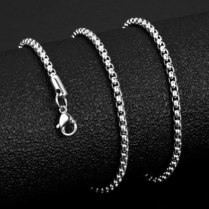 Edelstahl Seilkette 3mm 80cm für Damen und Herren