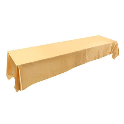 Rechteckige Tischdecke aus Polyester, Spill Proof, Gold