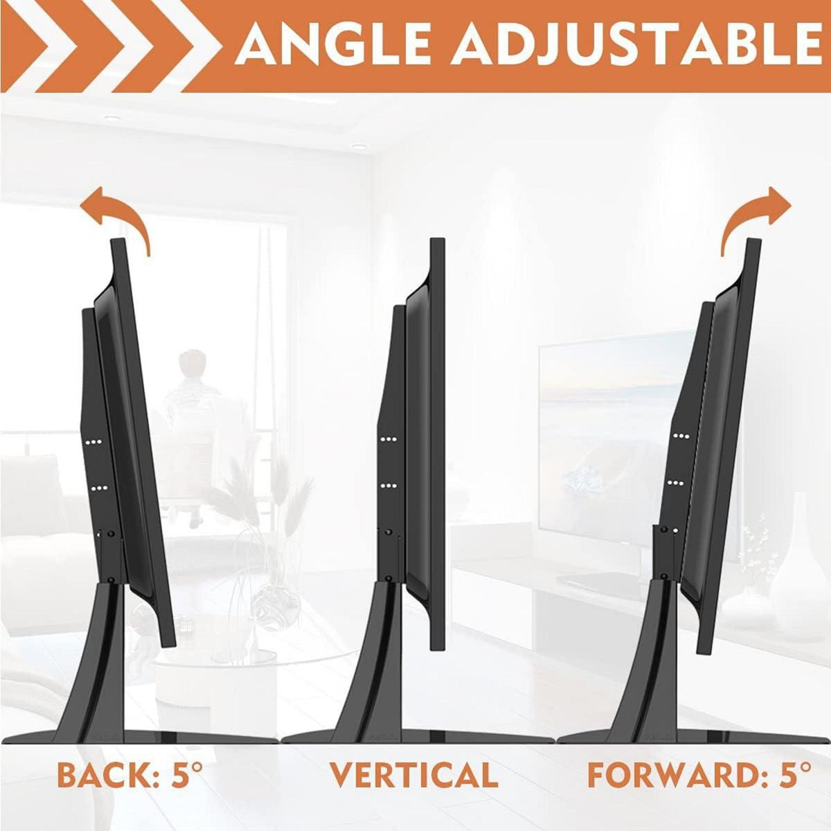 TV Standfuß 27-55 Zoll Höhenverstellbar Vesa 800x400mm LED LCD
