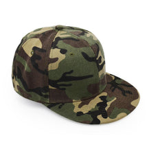 Camouflage Baseballkappe – Unisex Outdoor Cap mit Flachschrim