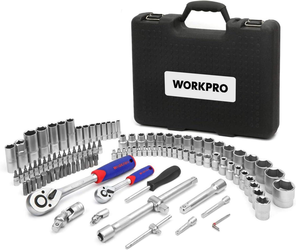 WORKPRO Steckschlüsselsatz 108-teilig für