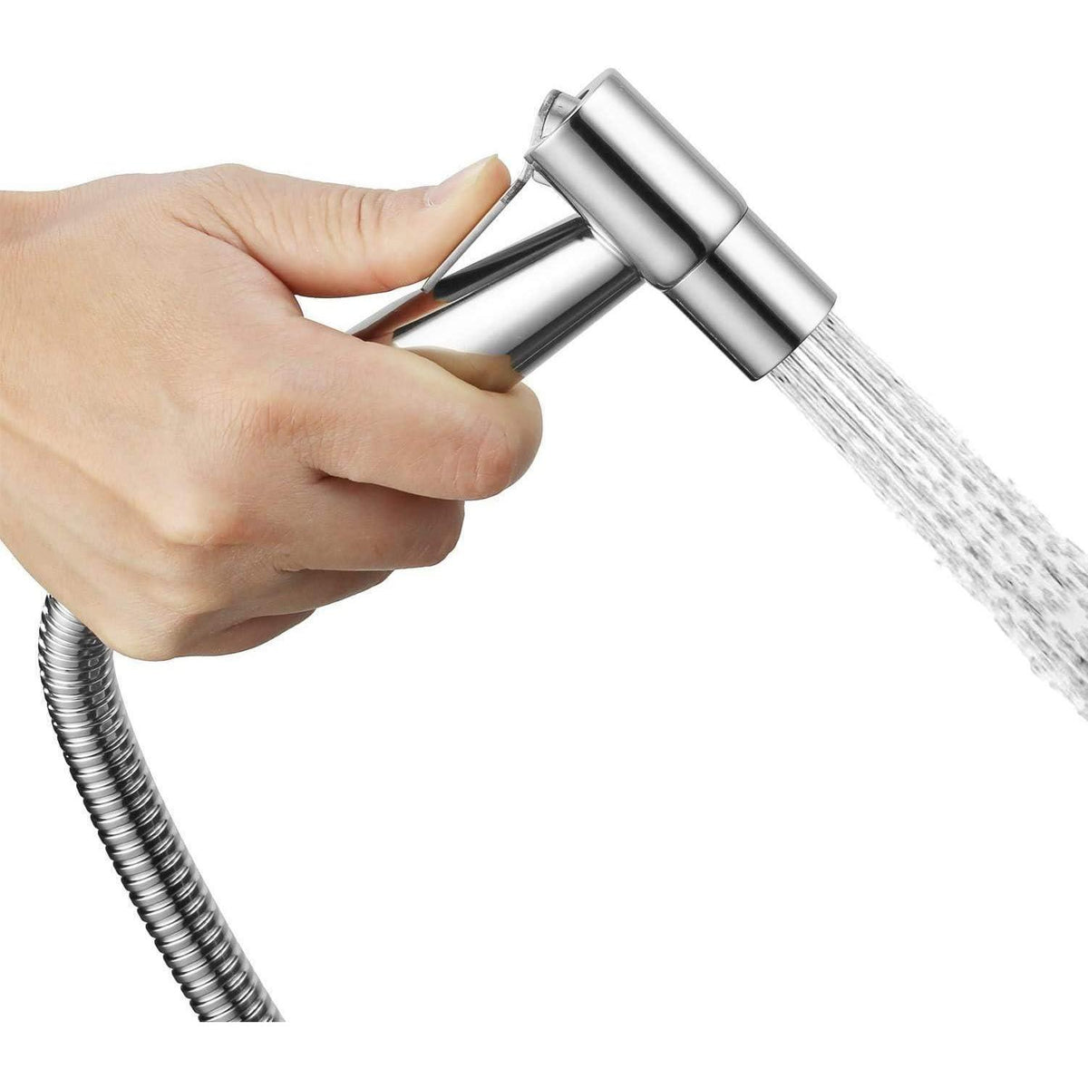 Handgehaltenes Bidet mit Edelstahl-Sprühkopf & Schlauch