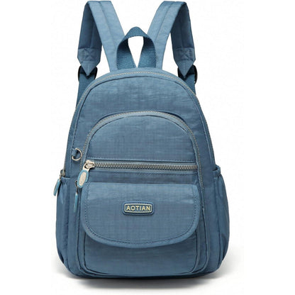 Mini Rucksack Damen & Mädchen, Hellblau, 7L, Leicht & Geräumig