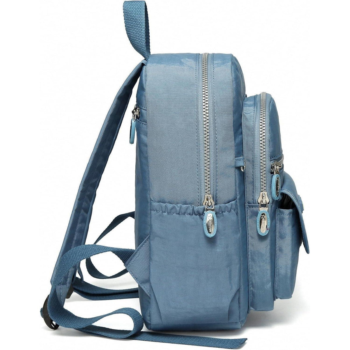 Mini Rucksack Damen & Mädchen, Hellblau, 7L, Leicht & Geräumig