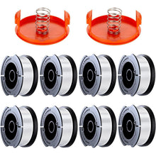 Rasentrimmer Spule kompatibel mit Black Decker 65mm 8 Stück