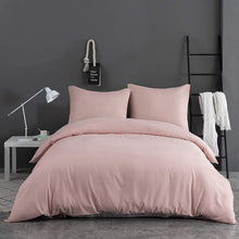 AYSW Premium Bettwäsche Microfaser Rosa 200x200cm 2x80x80cm
