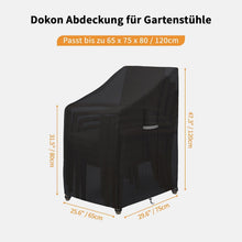 Stapelstuhl Abdeckhaube Wasserdicht mit Belüftung