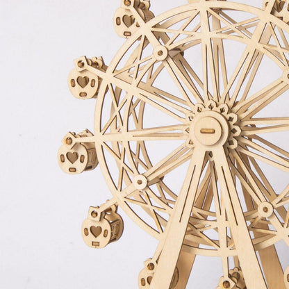Holz Riesenrad 3D-Bausatz für Selbstmontage Spielzeug Geschenk Kinder