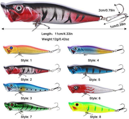 Sougayilang Minnow Crankbaits Set 10 Stück Barsch Angelköder