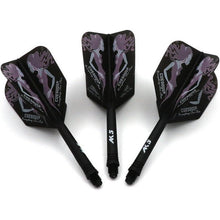 Personalisierte Dart Schäfte & Flights Set – Schwarz M