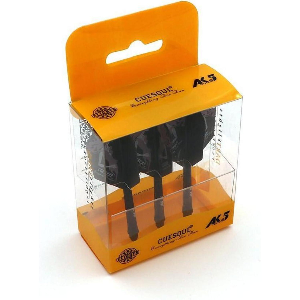 Personalisierte Dart Schäfte & Flights Set – Schwarz M