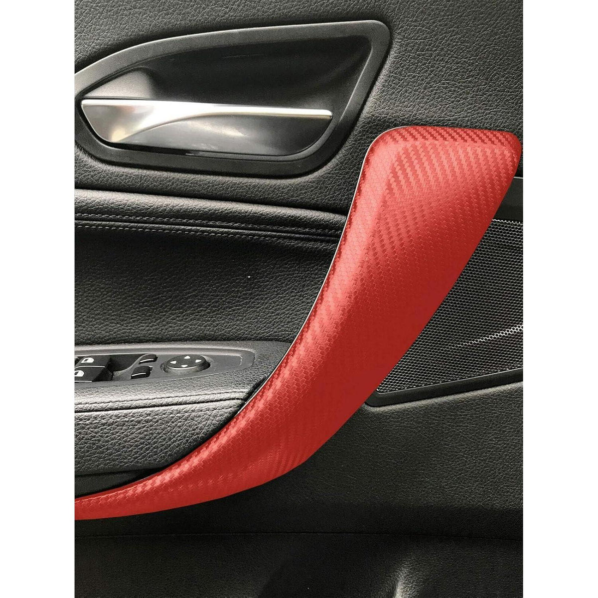 Carbonfolie 3D Struktur selbstklebend – Rot 30x152cm
