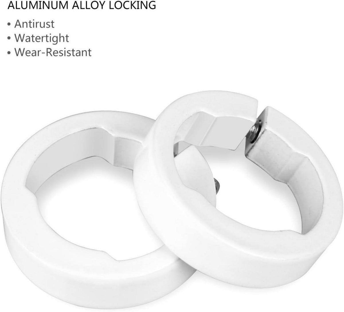 Bike Lenker Griffe rutschfeste Gummi Griff Aluminium Lock 20-22mm