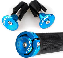 Fahrrad Griffe Gummi Lenker Lock Handgriff MTB BMX Blau