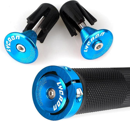 Fahrrad Griffe Gummi Lenker Lock Handgriff MTB BMX Blau