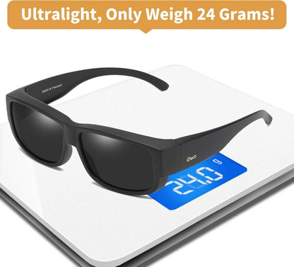 DUCO Polarisierte Überbrille UV400 Schutz Unisex