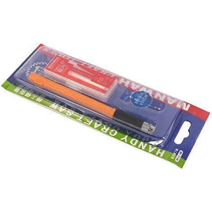 Mini Handsäge Set mit 3 Wechselklingen für Modellbau