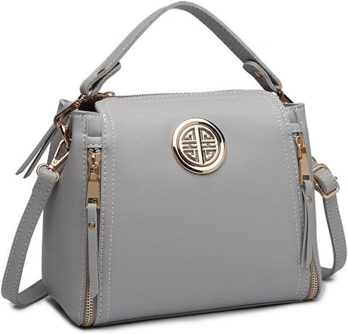 Damen Handtasche Schultertasche Henkeltasche PU Leder Umhängetasche