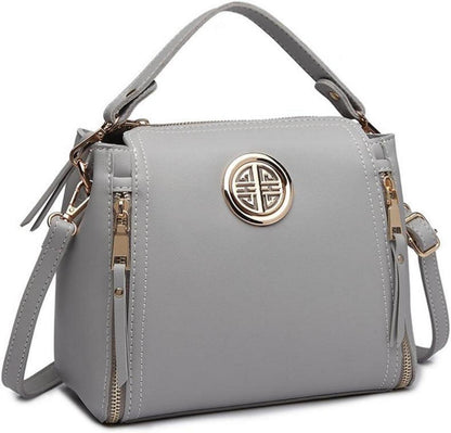 Damen Handtasche Schultertasche Henkeltasche PU Leder Umhängetasche
