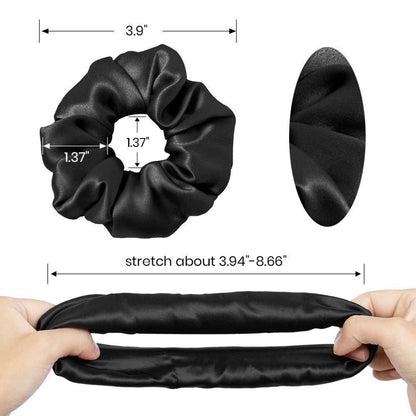 LILYSILK Seide Haarringe Damen Pferdeschwanzhalter Haarband
