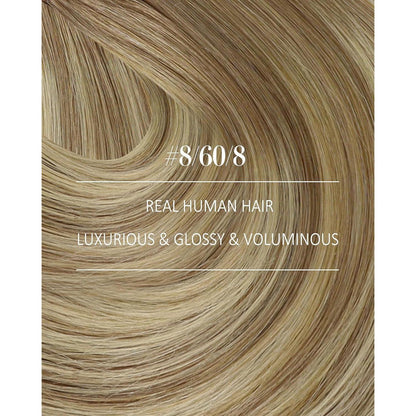 Clip-in Echthaar Extensions Ombre 40cm – Remy Haare, 120g